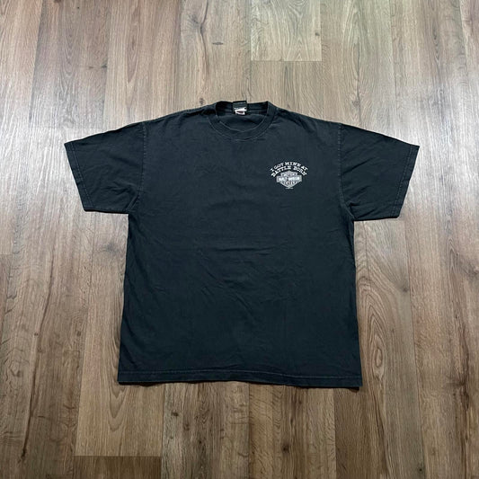 Harley Davidson Battle Born Print T-Shirt Black