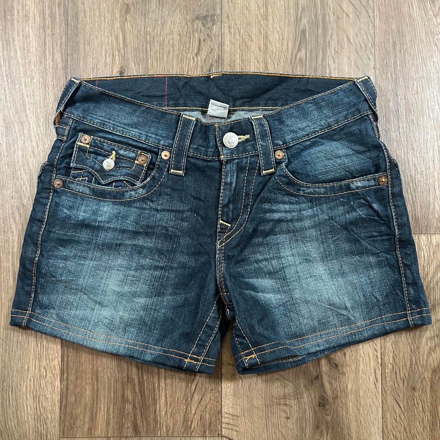 True Religion Dark Wash Shorts