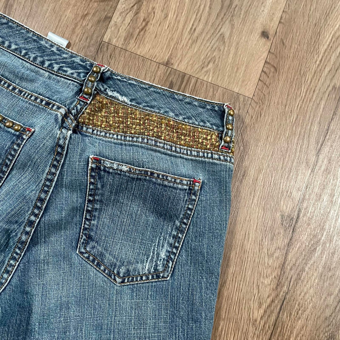 Dorothée Bis Studded Boot Cut Jeans W26 L32