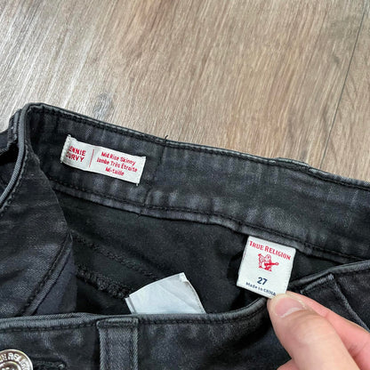 True Religion Mid Rise Skinny Jeans W26 L28