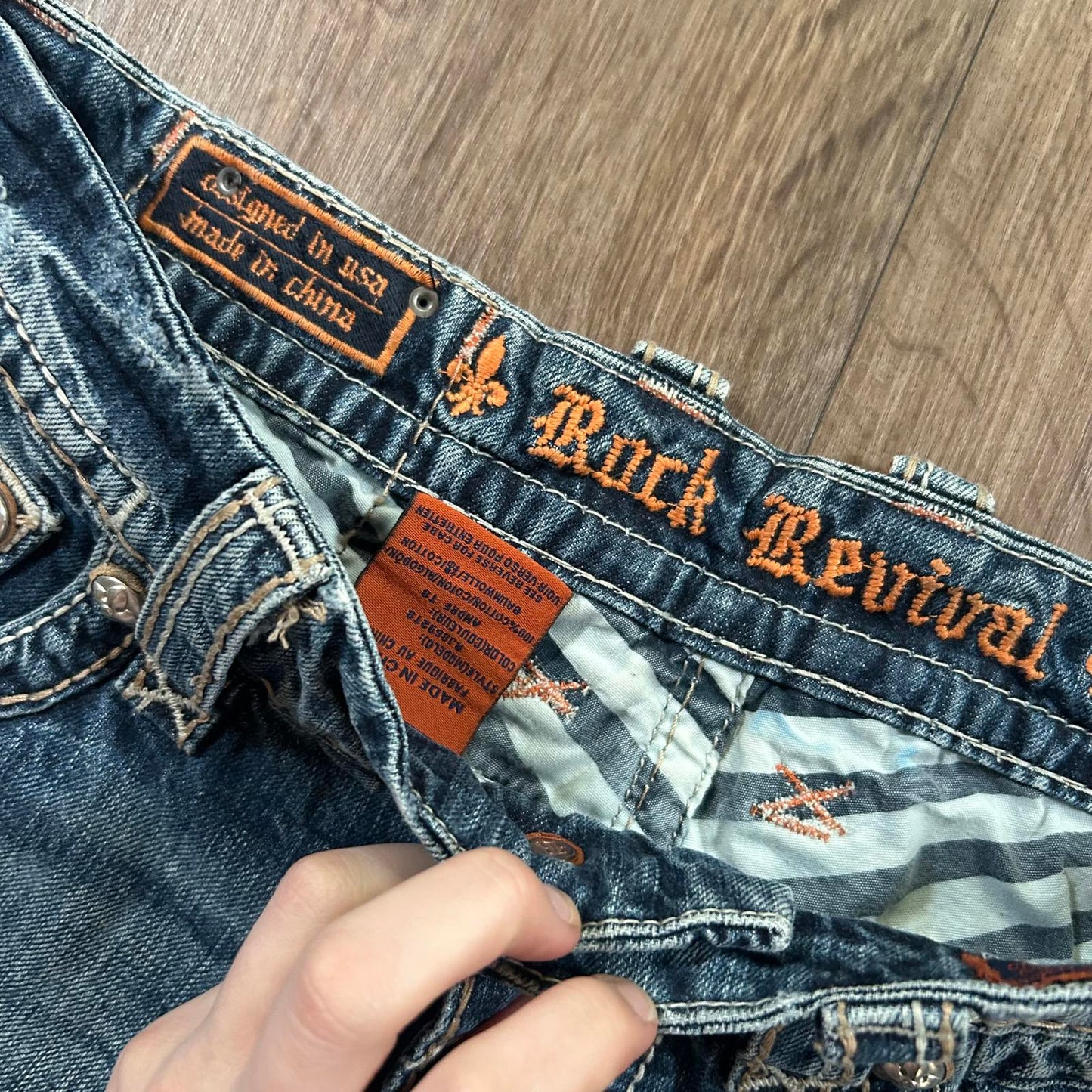 Rock Revival Low Rise Shorts