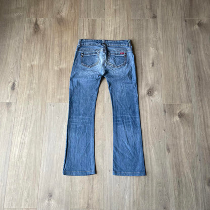 Only Low Waisted Y2K Style Boot Cut Jeans