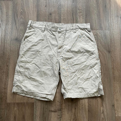 Carhartt Beige Carpenter Shorts