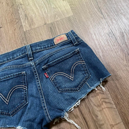 Levi’s 2 Super Low Mini Y2K Shorts W28