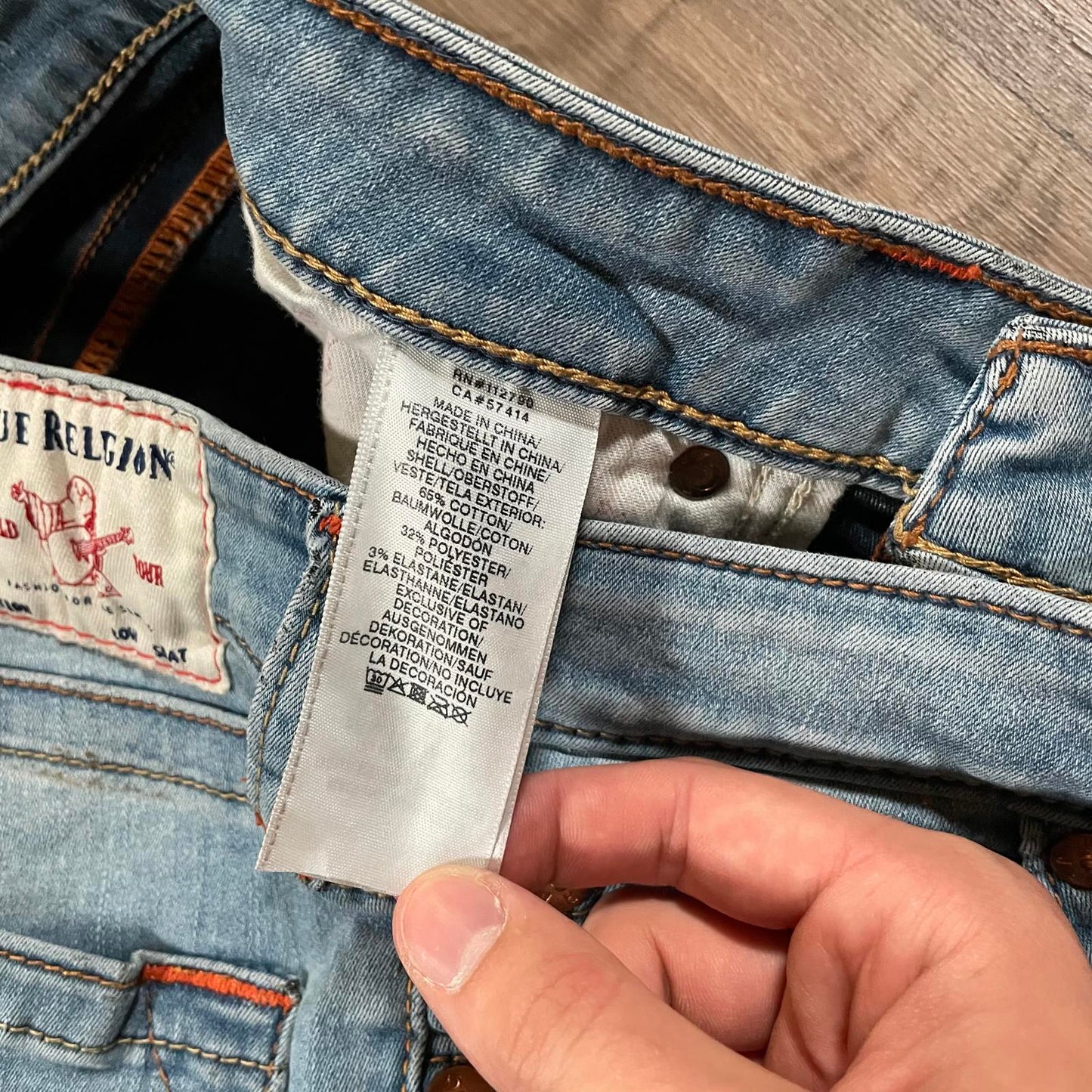 True Religion Mid Rise Skinny Jeans W30 L29