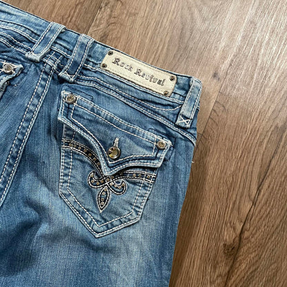 Rock Revival Straight Embellished Jeans