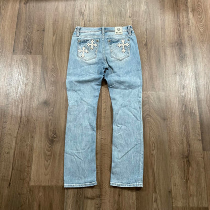 Miss Me LA Mid Rise Straight Leg Jeans