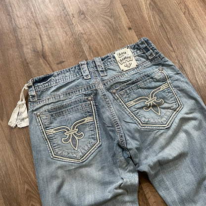 Rock Revival Straight Jeans with Pouch Attached