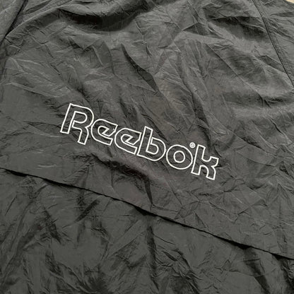 Vintage Reebok Embroidered Black Track Jacket