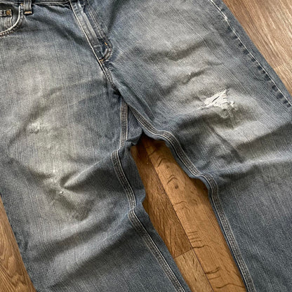 Carhartt Blue Jeans Distressed Relaxed Fit
