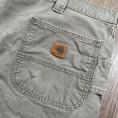 Carhartt Green Carpenter Shorts