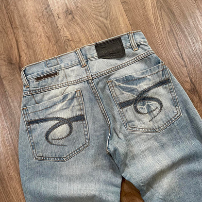 G-Star Embroidered Straight Jeans
