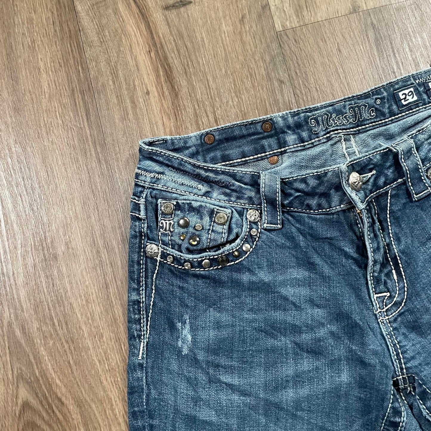 Miss Me Studded Boot Cut Jean