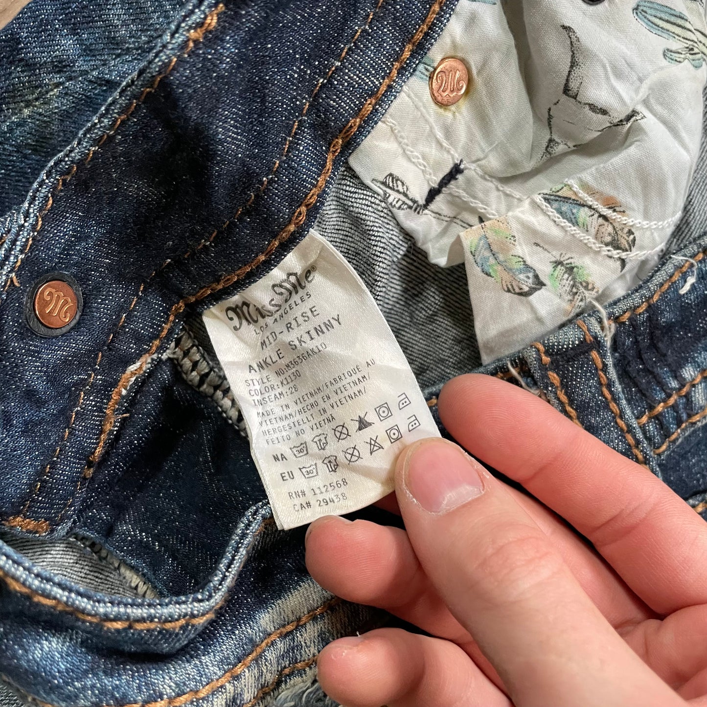 Miss Me Mid Rise Ankle Skinny Jean