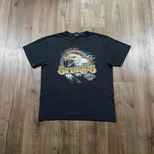 Vintage 2014 Harley Davidson Sturgis Black Hills Rally T-Shirt