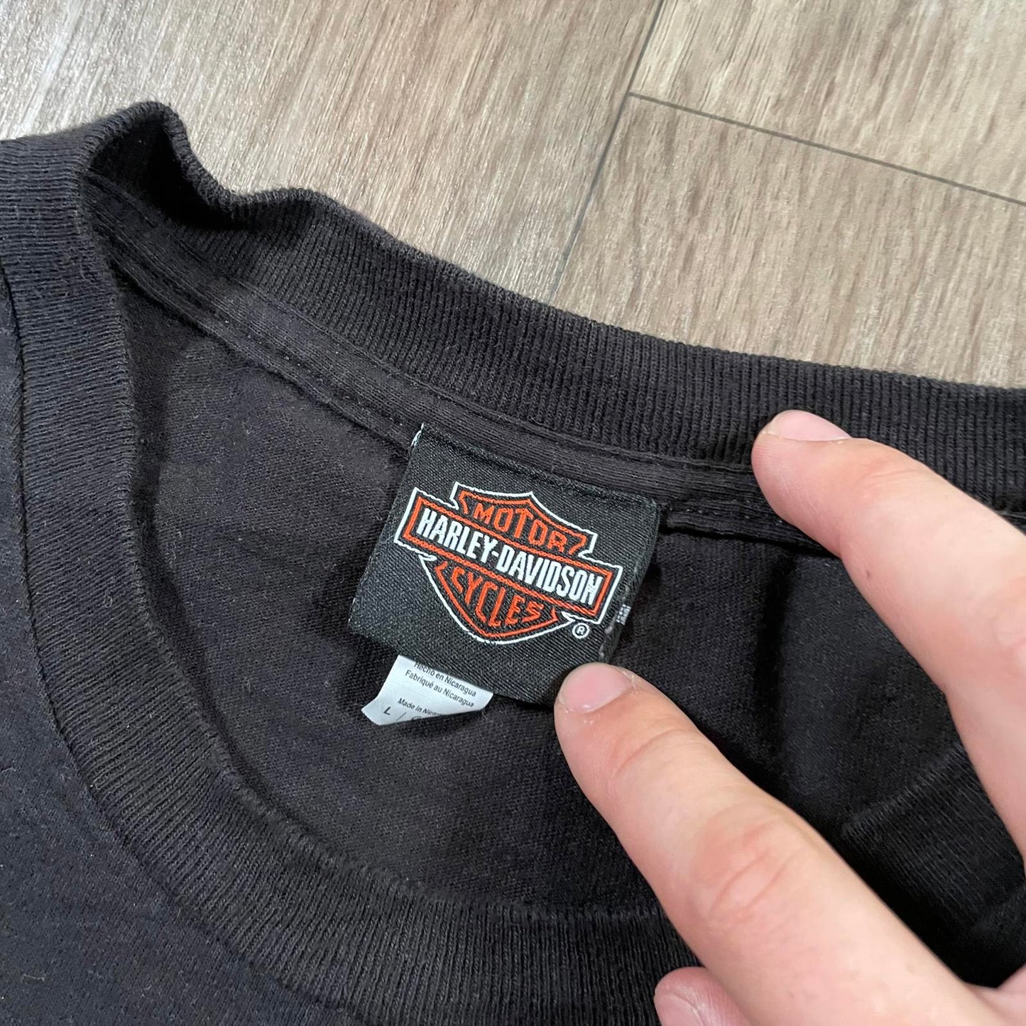 Harley Davidson 2022 Wolf Print Bristol Black T-Shirt