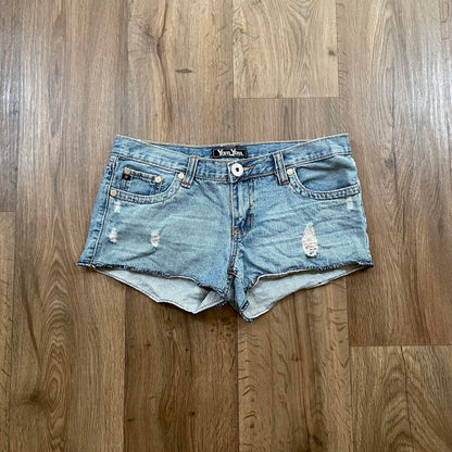Yom Yom Y2K Mini Low Rise Denim Shorts