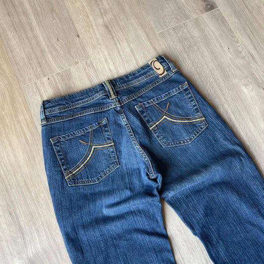 S.Oliver Embroidered Y2K Style Flared Jeans