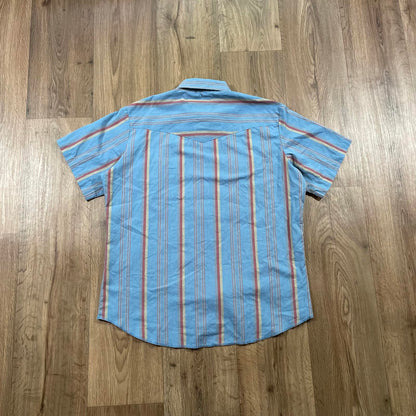 Wrangler Blue & Red Striped Shirt
