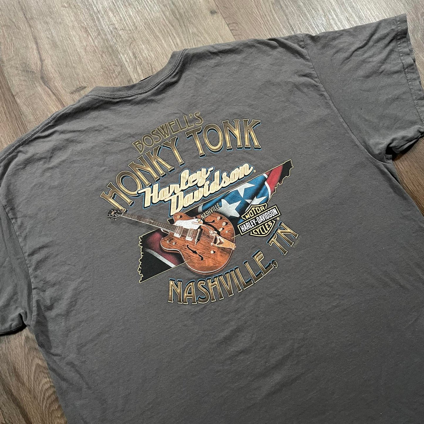 Harley Davidson 2023 Music City T-Shirt Nashville Grey