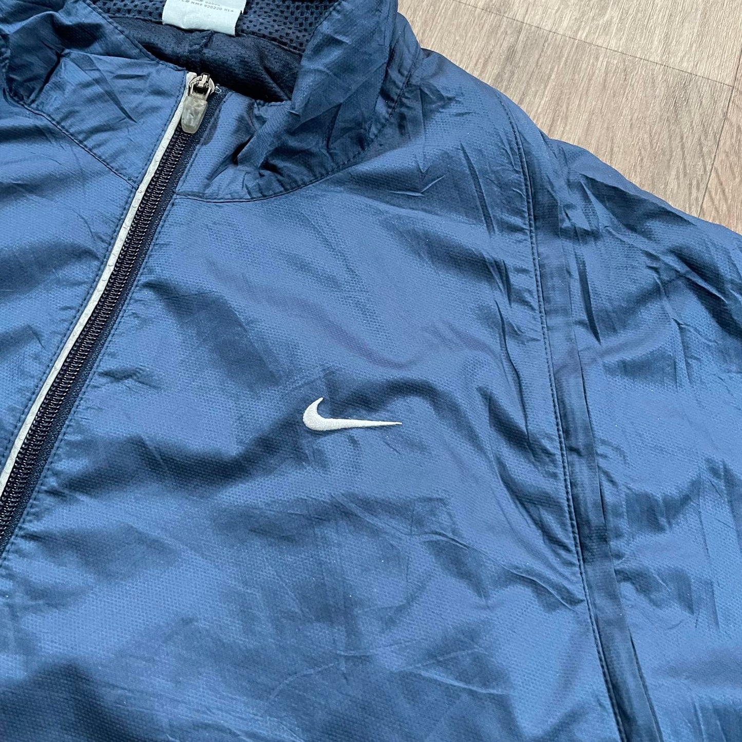 Nike Navy Blue & Yellow High-Vis Track Jacket