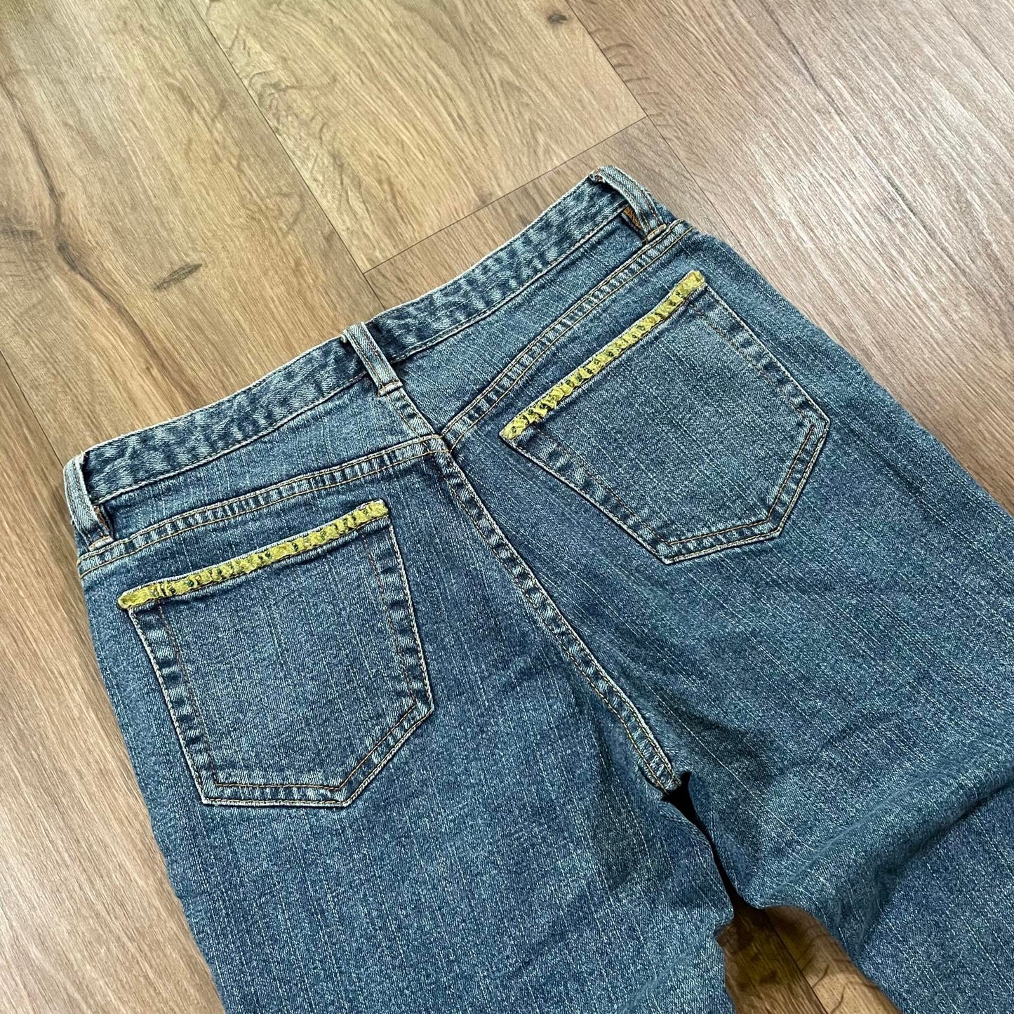 Cache Boot Cut Jeans Beaded