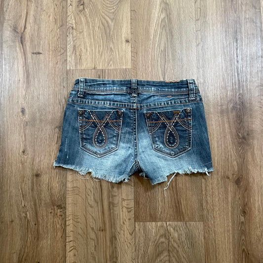 Zanadi Low Waisted Embroidered Shorts