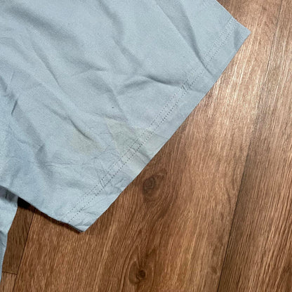 Wrangler Light Blue Button-Up Short Sleeve Shirt – 3XL