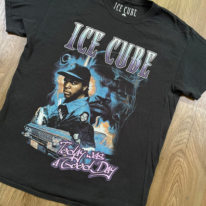 Ice Tube Black Print T-Shirt