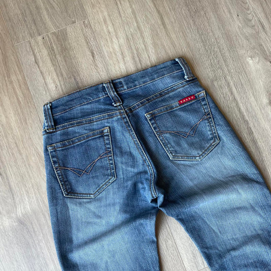Tally Y2K Style Boot Cut Jeans W28 L29
