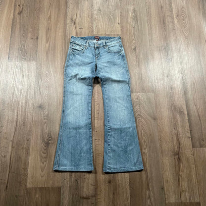 Underground Y2K Embroidered Boot Cut Jeans
