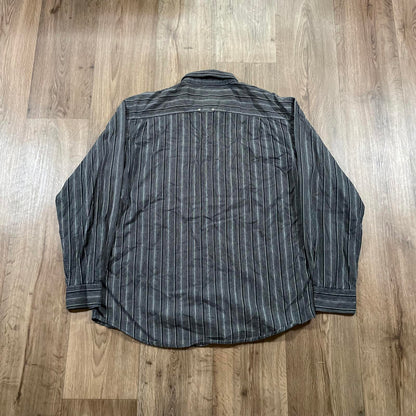 Harley Davidson Striped Shirt Black