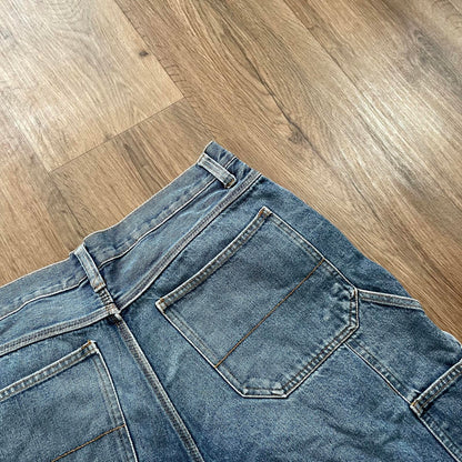 Faded Glory Dark Blue Carpenter Denim Shorts