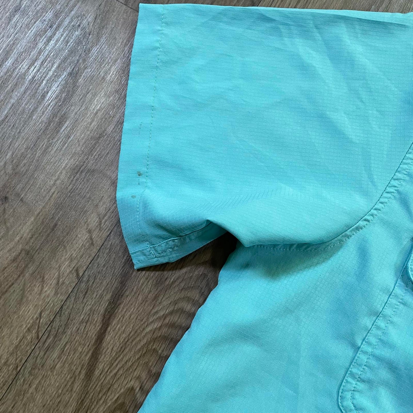 Vintage Columbia PFG Lightweight Turquoise Shirt