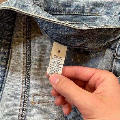 American Eagle Distressed Micro Denim Shorts