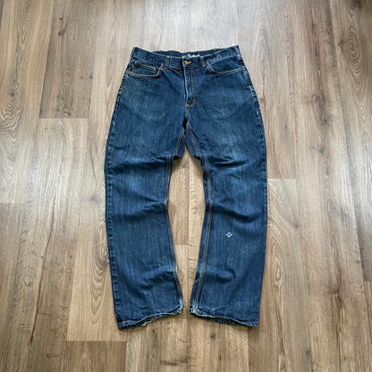 Carhartt Dark Wash Denim Jeans Relaxed Straight