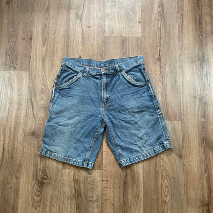 Faded Glory Dark Blue Carpenter Denim Shorts