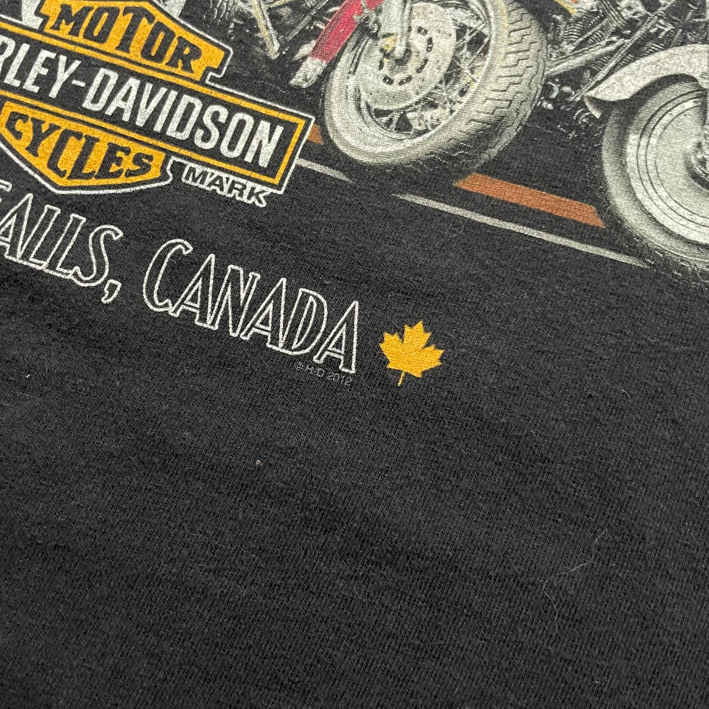 Vintage Harley Davidson 2012 Print Design Niagara Falls