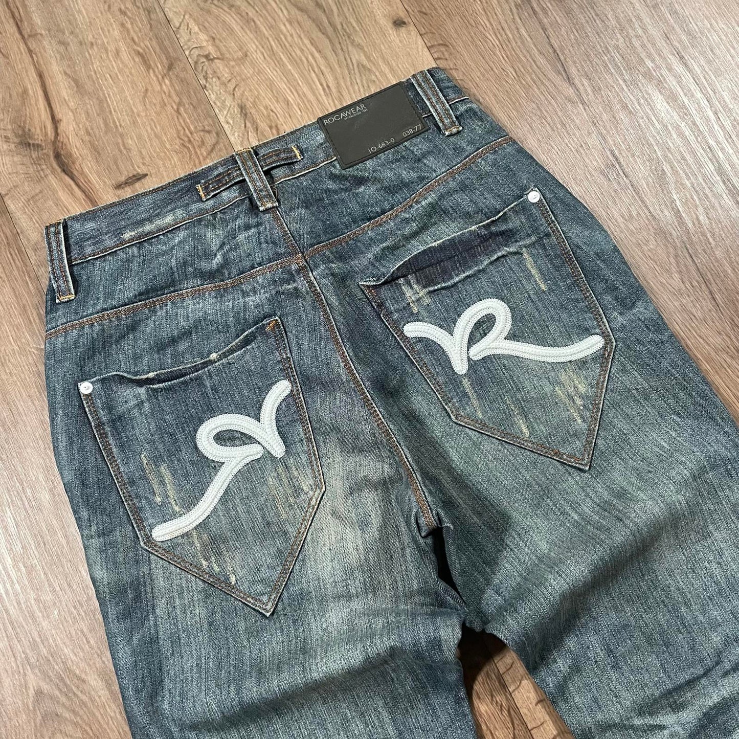 Rocawear Embroidered Denim Jeans