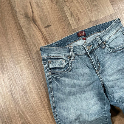 Underground Y2K Embroidered Boot Cut Jeans