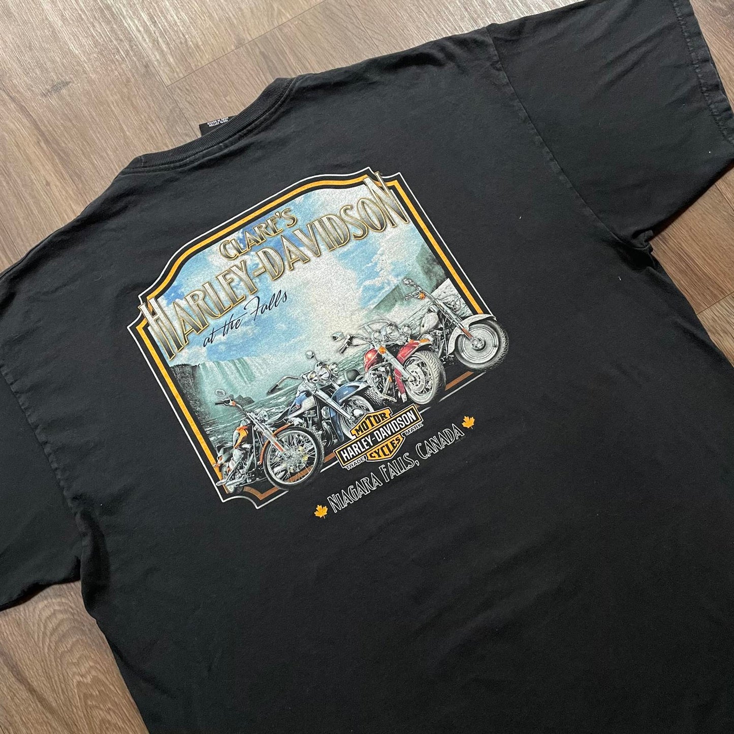 Vintage Harley Davidson 2012 Print Design Niagara Falls