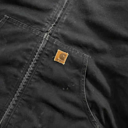 Carhartt Navy Active Jacket Quilted Lining