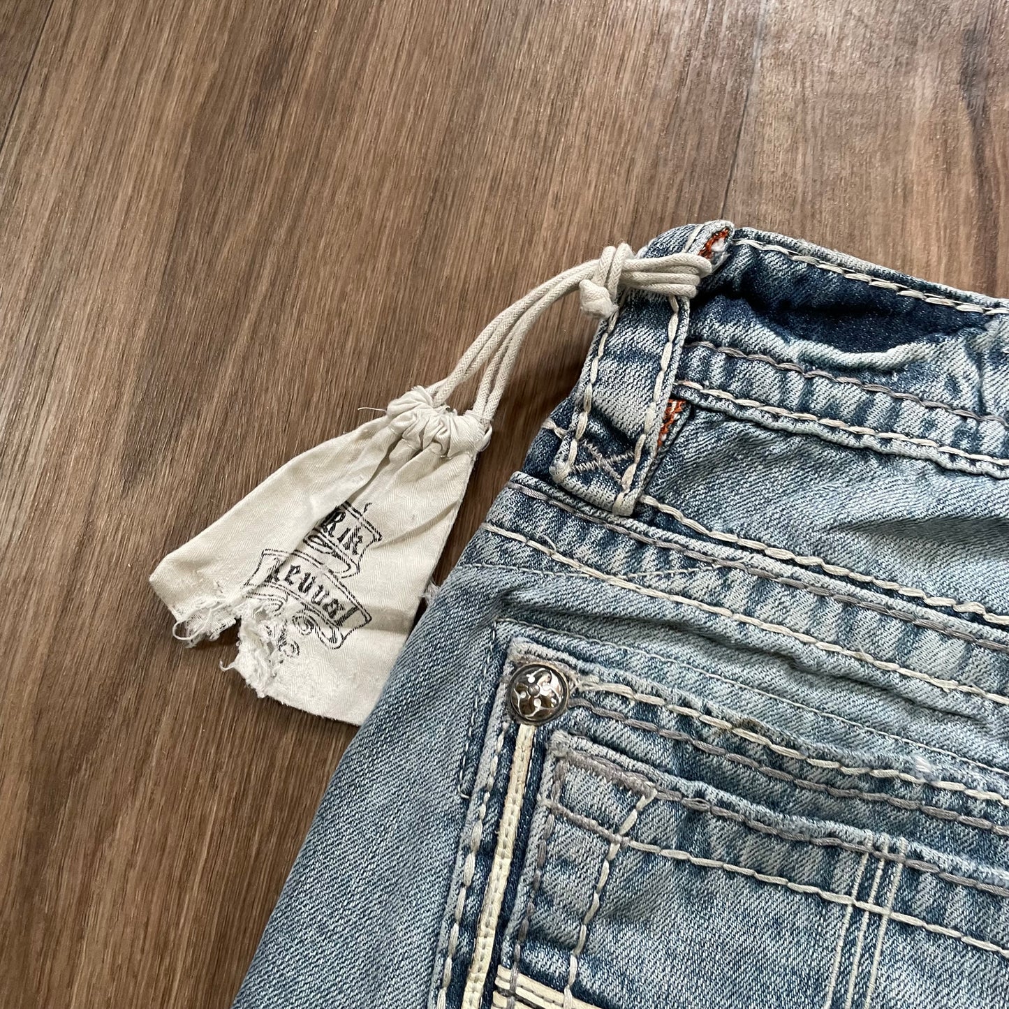 Rock Revival Straight Jeans with Pouch Attached