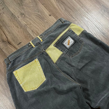 Rave Vintage Dare by Giovanni Colourblock Hip Hop Jeans