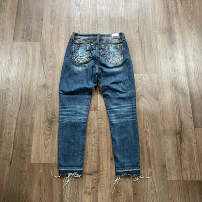 Miss Me Mid Rise Ankle Skinny Jean