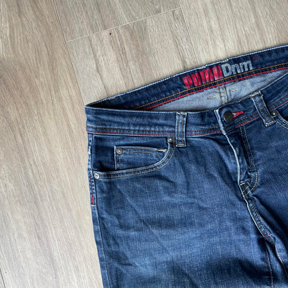Vintage Puma Embroidered Dark Wash Jeans