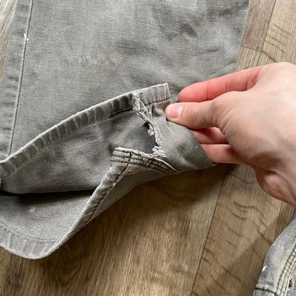 Carhartt Grey Painted Carpenter Trousers