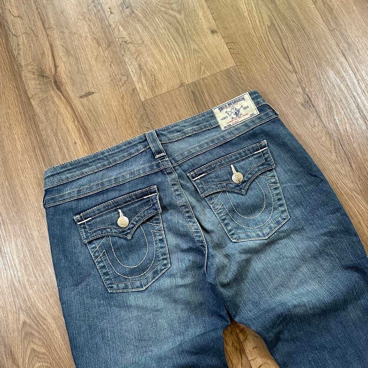 True Religion Blue Skinny Jeans W34 L31