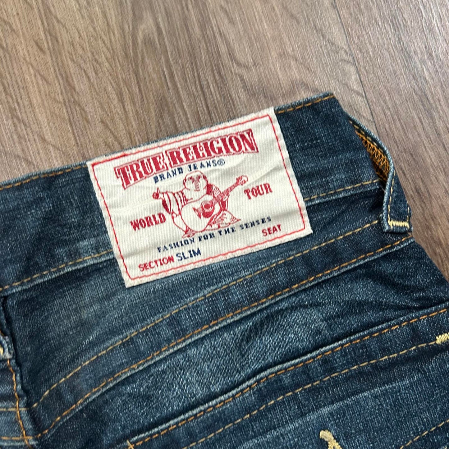 True Religion Dark Wash Shorts