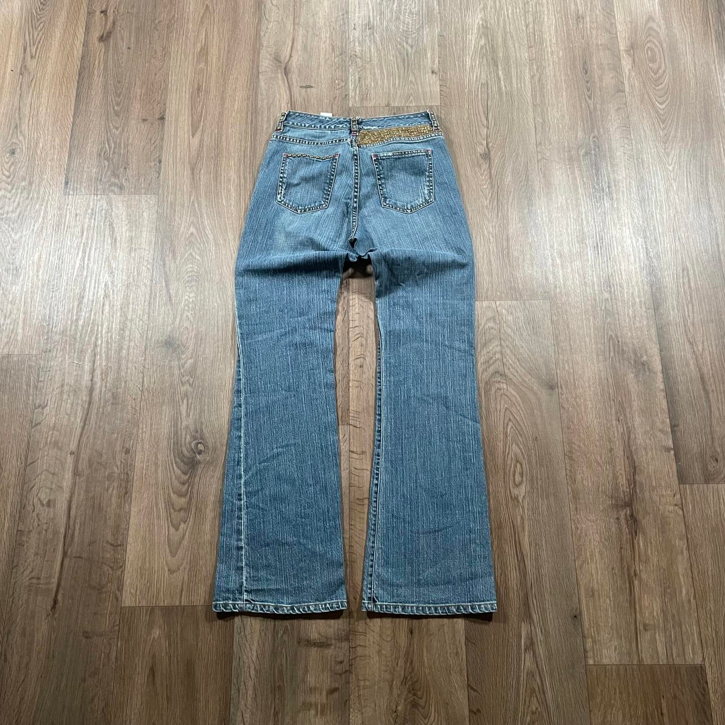 Dorothée Bis Studded Boot Cut Jeans W26 L32